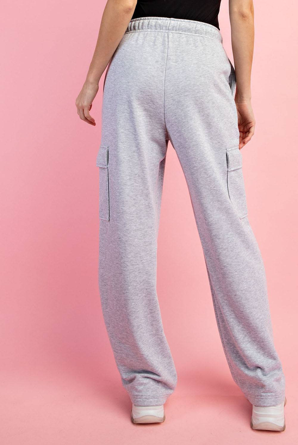 Straight Cargo Sweatpant - Hype Up