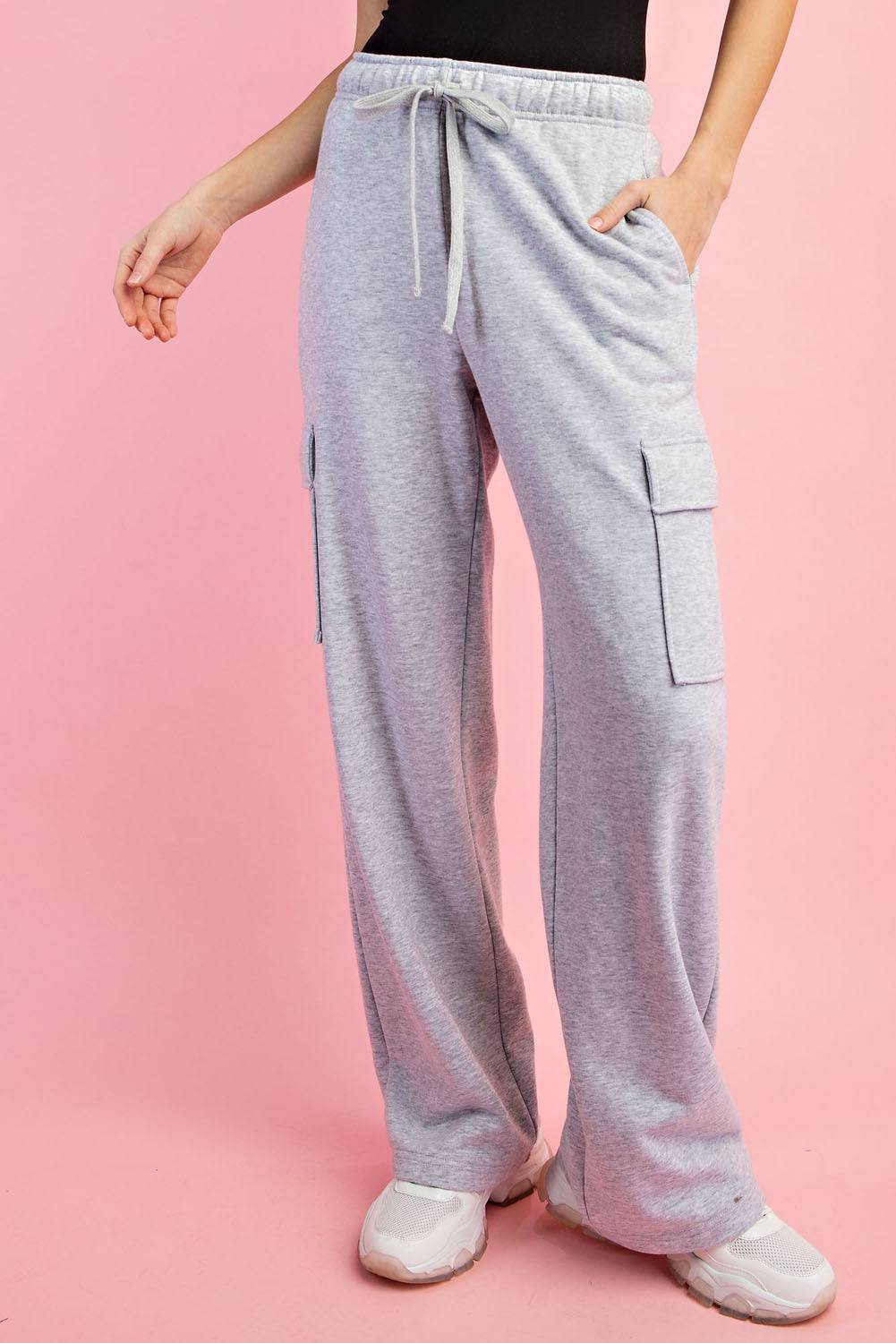 Straight Cargo Sweatpant - Hype Up