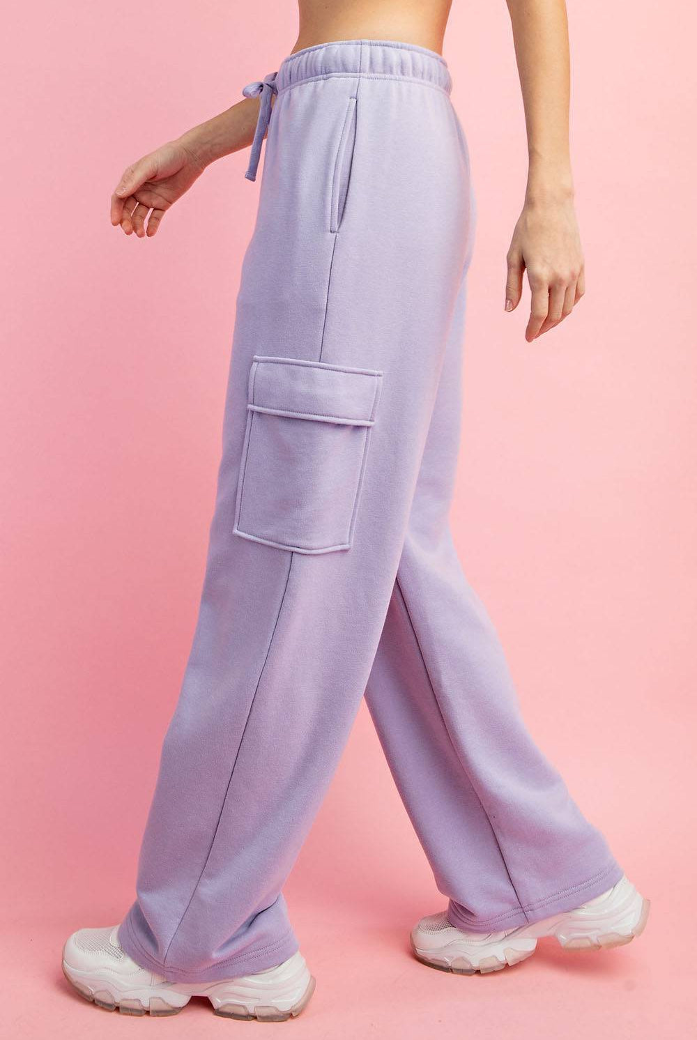 Straight Cargo Sweatpant - Hype Up