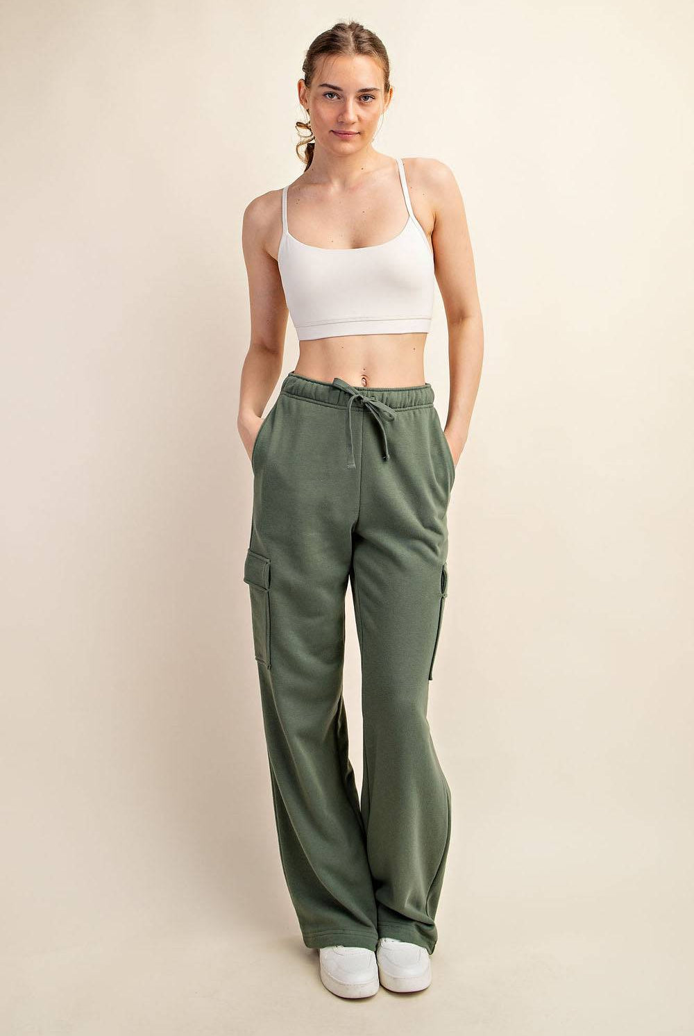 Straight Cargo Sweatpant - Hype Up