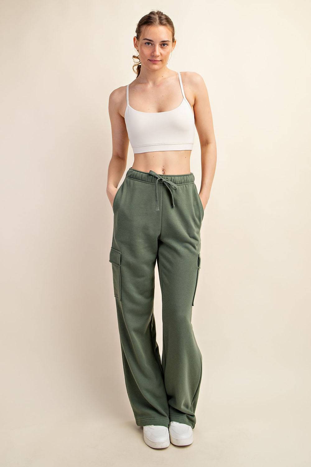 Straight Cargo Sweatpant - Hype Up