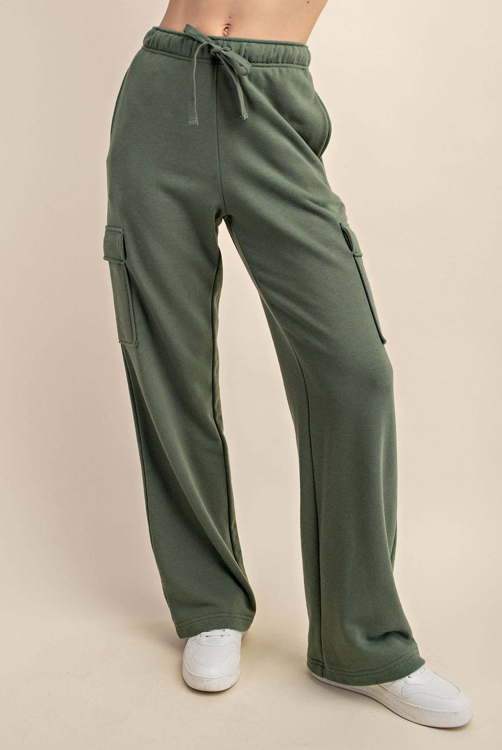Straight Cargo Sweatpant - Hype Up