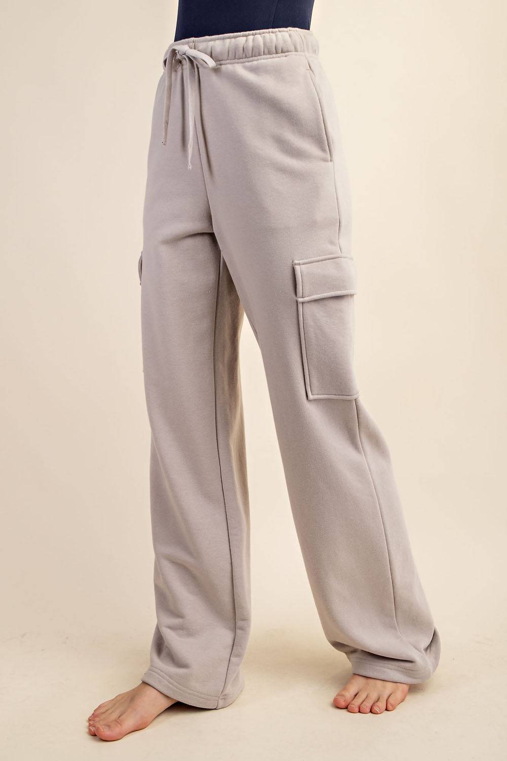 Straight Cargo Sweatpant - Hype Up