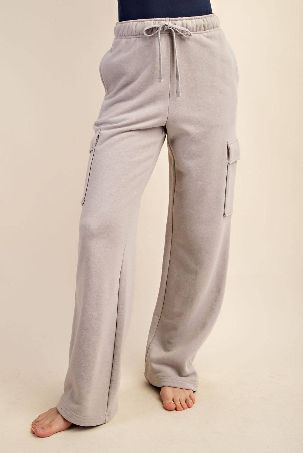 Straight Cargo Sweatpant - Hype Up