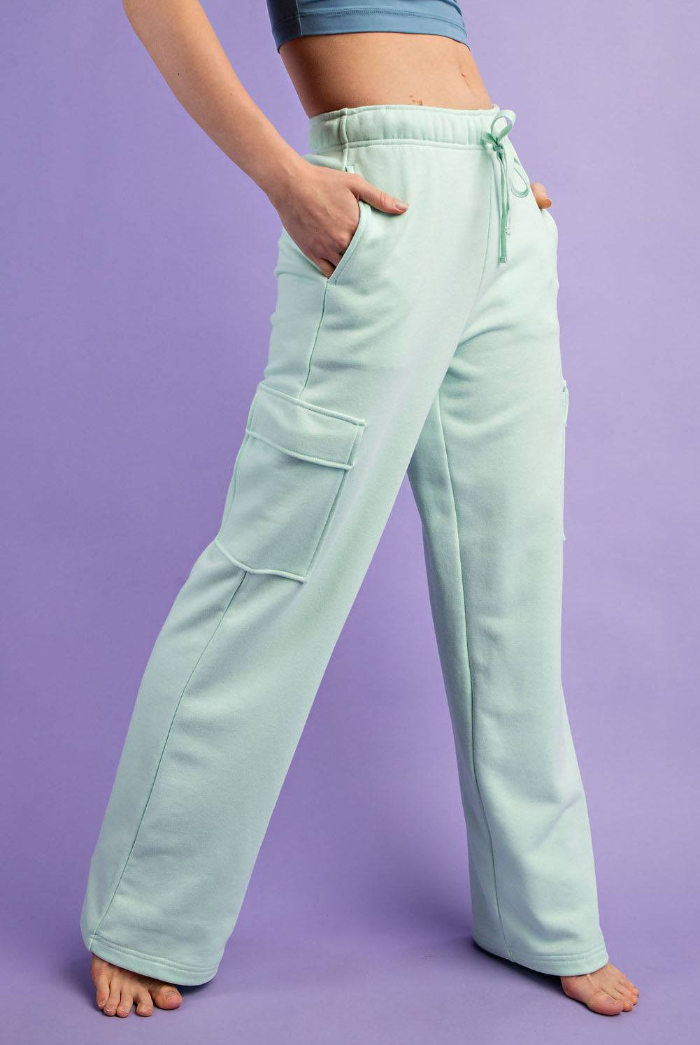 Straight Cargo Sweatpant - Hype Up