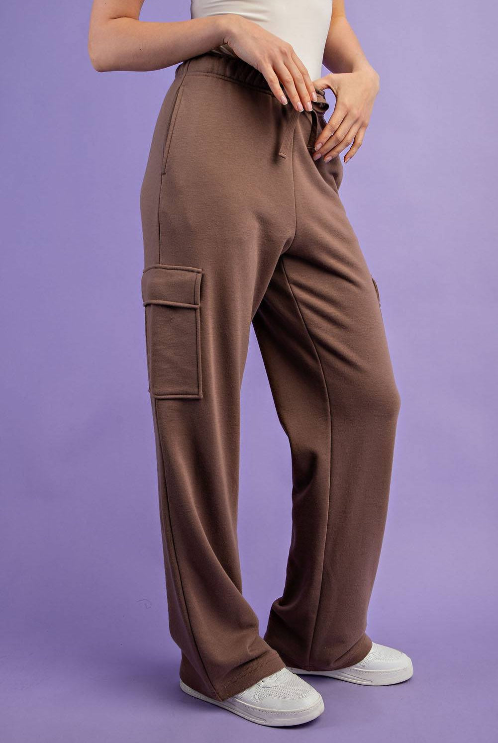 Straight Cargo Sweatpant - Hype Up