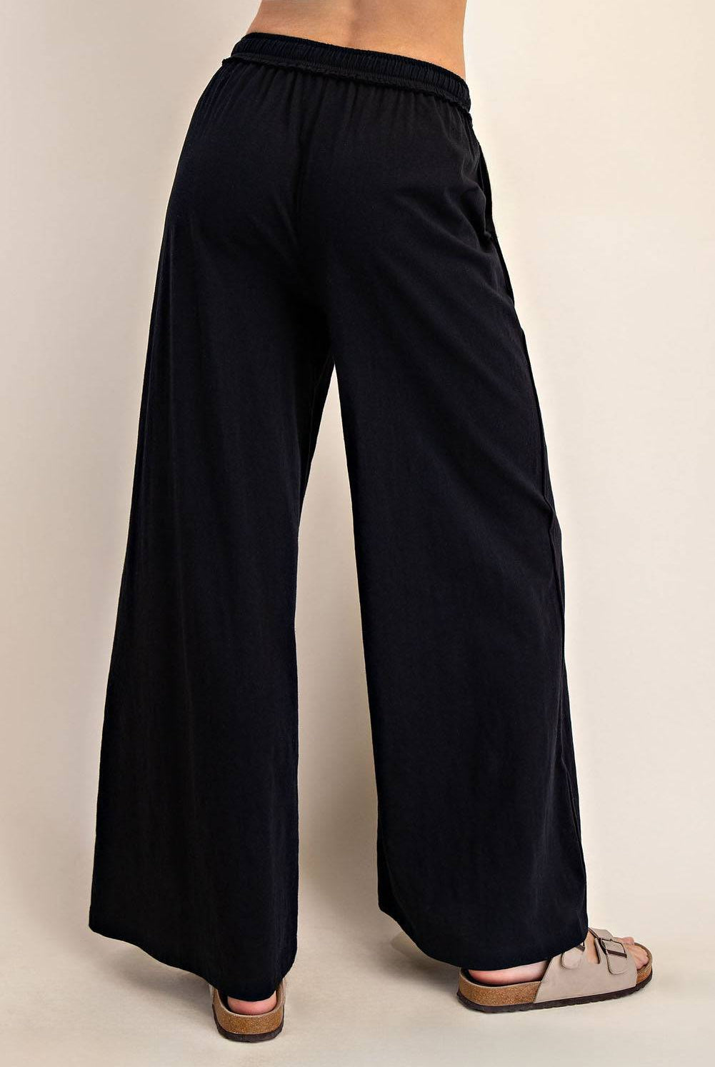 Cotton Slub Wide Pant - Hype Up