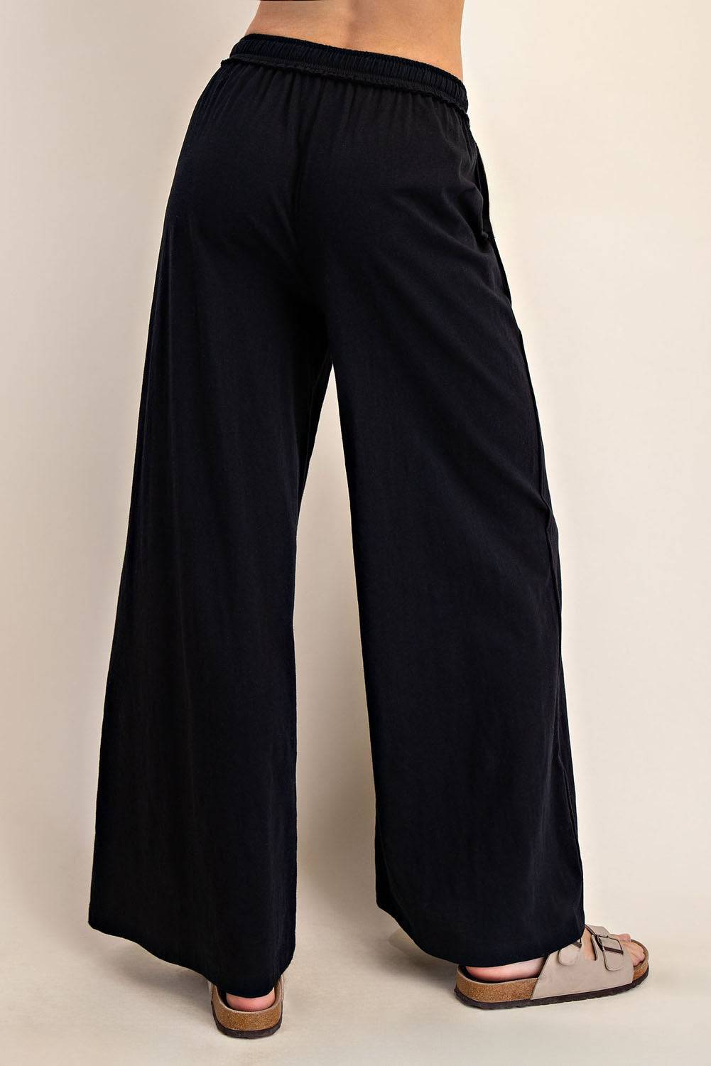 Cotton Slub Wide Pant - Hype Up