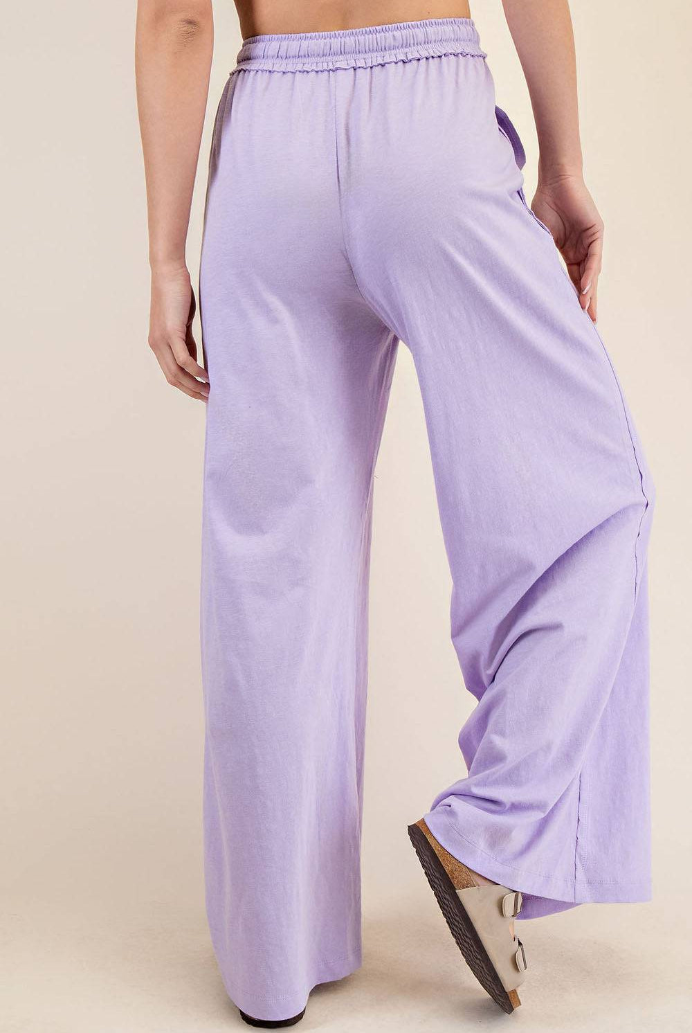 Cotton Slub Wide Pant - Hype Up