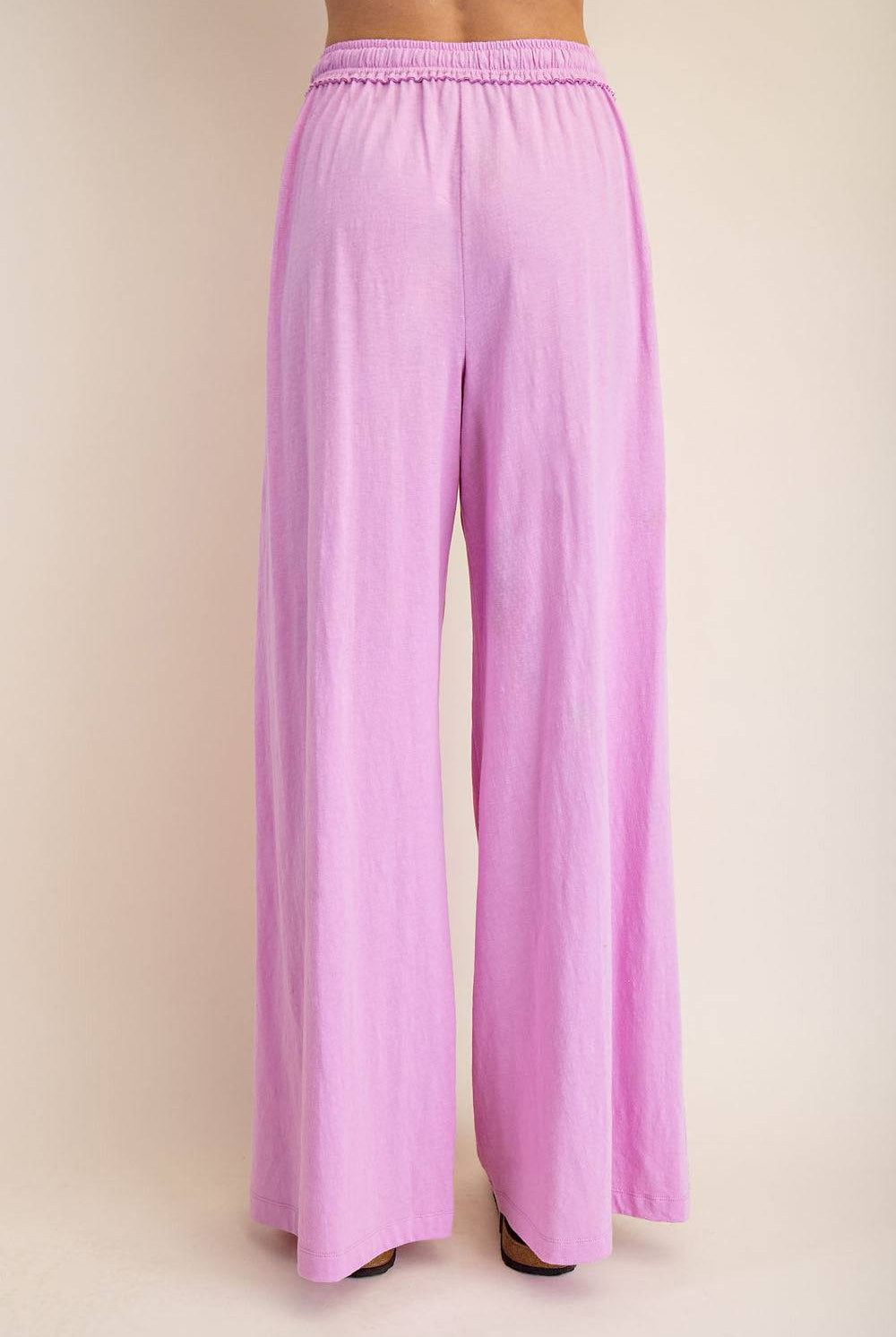 Cotton Slub Wide Pant - Hype Up