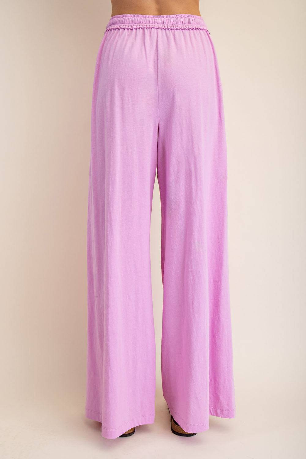 Cotton Slub Wide Pant - Hype Up
