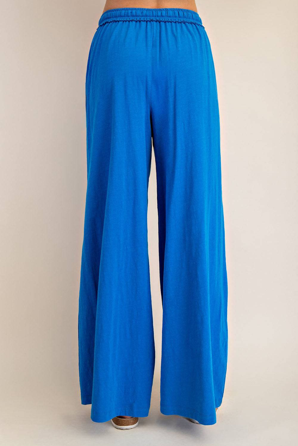Cotton Slub Wide Pant - Hype Up