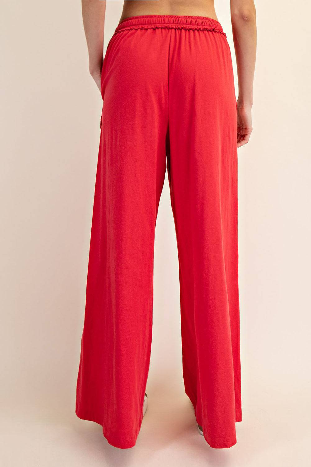 Cotton Slub Wide Pant - Hype Up