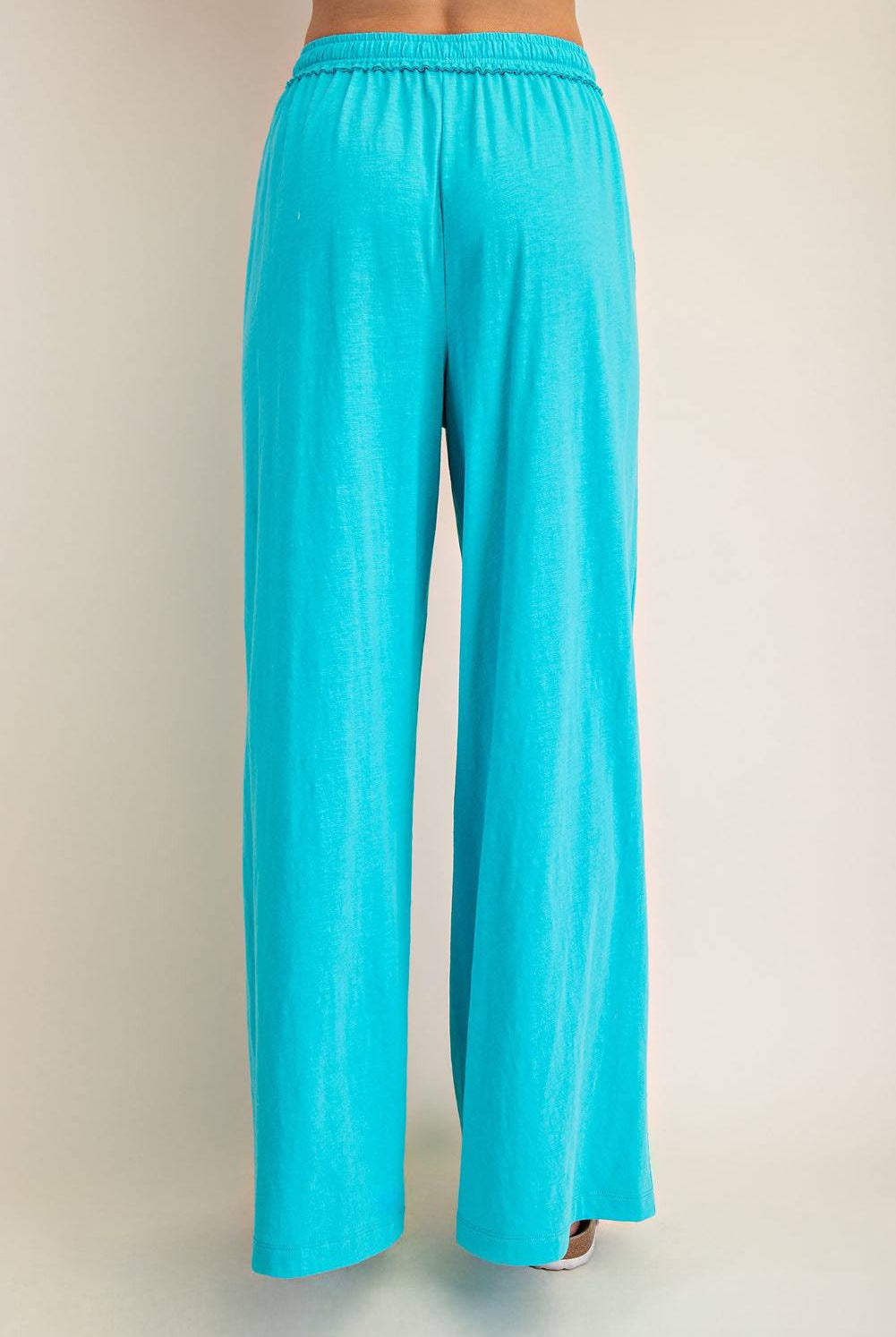 Cotton Slub Wide Pant - Hype Up