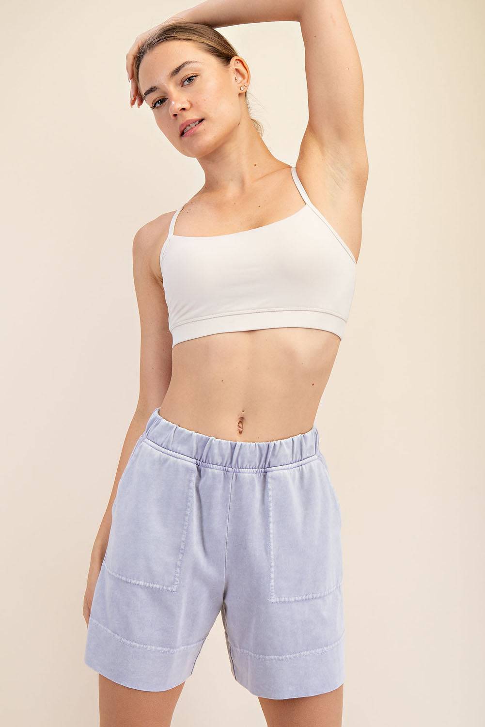 Cotton Poly Pocket Short - Hype Up