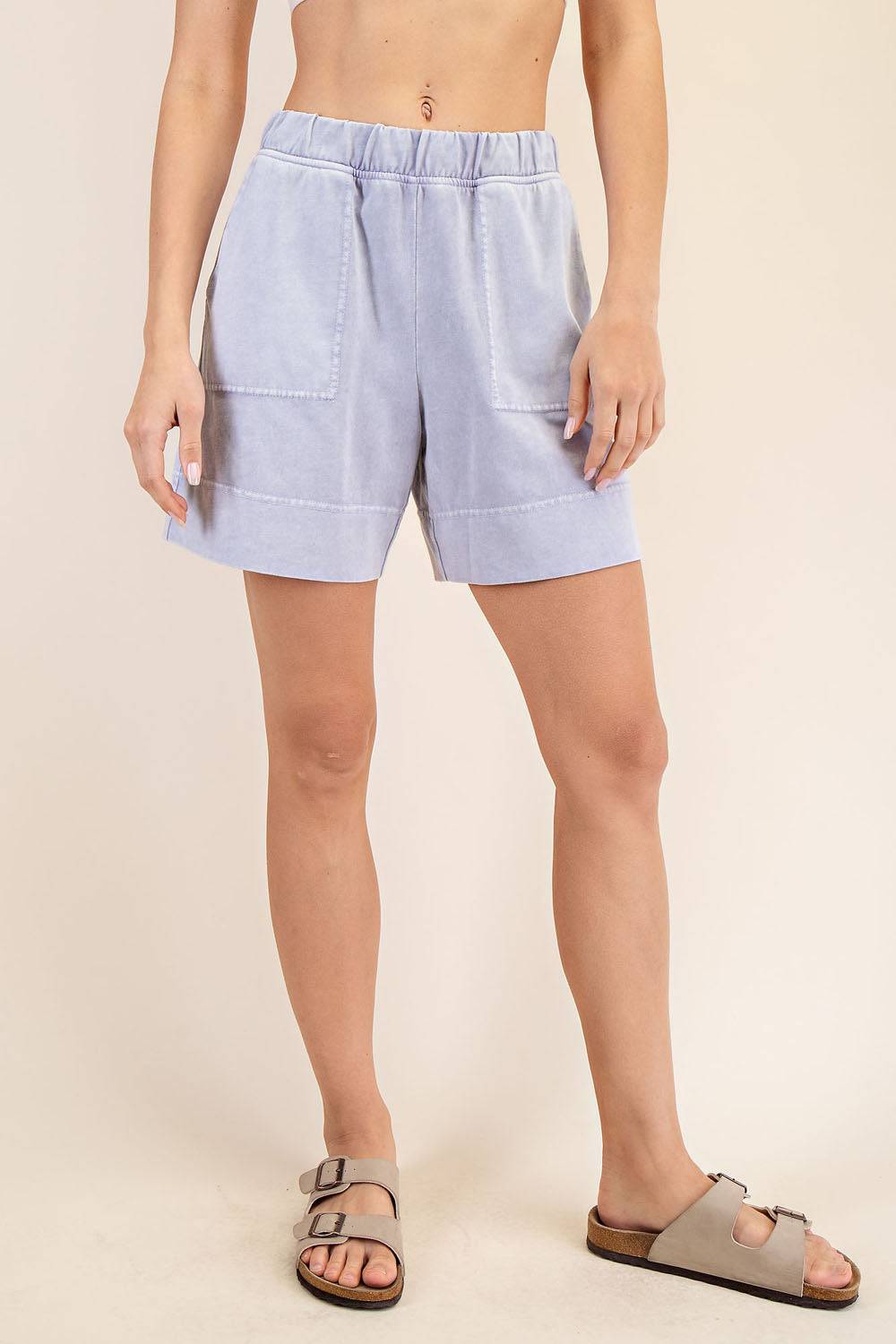 Cotton Poly Pocket Short - Hype Up