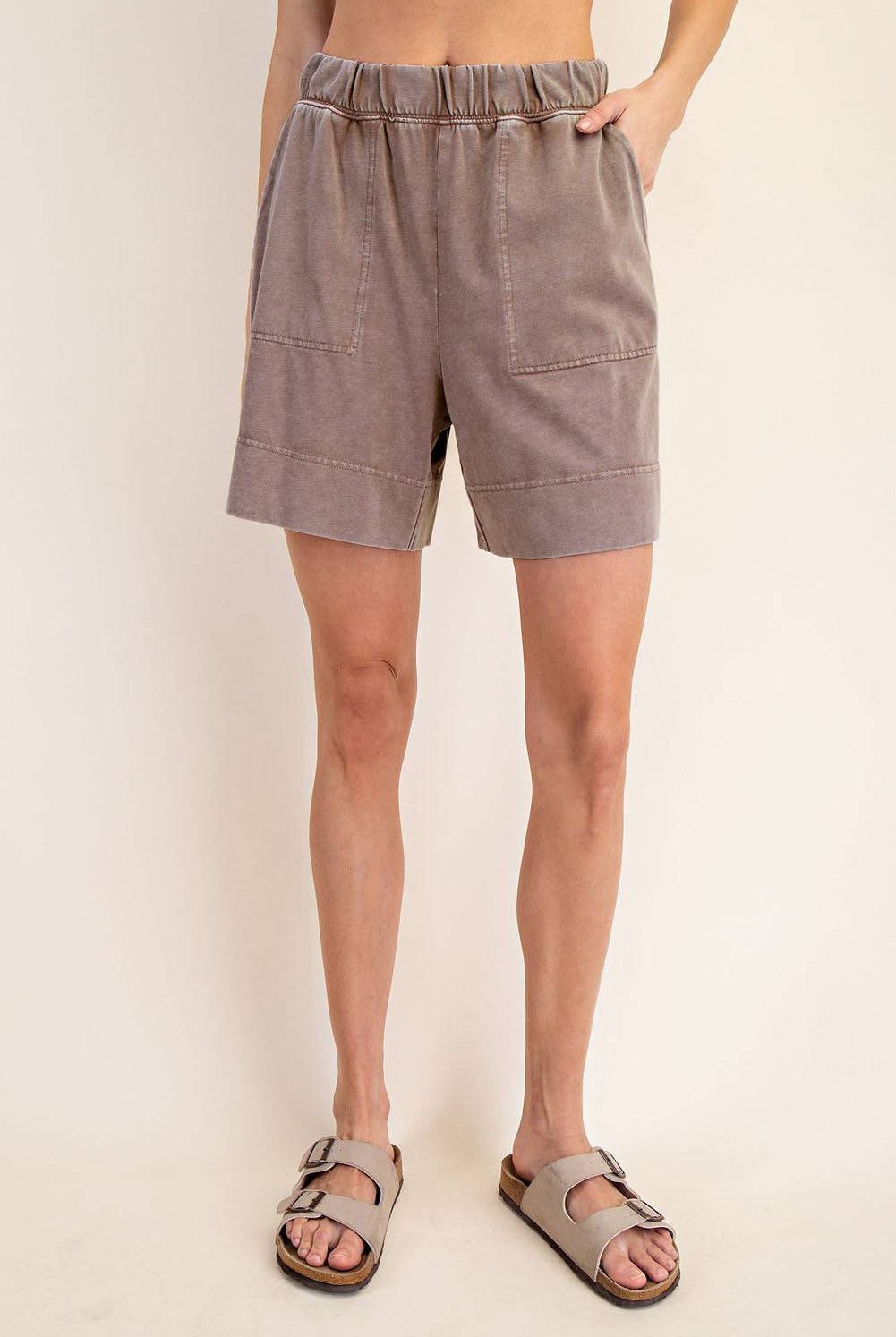 Cotton Poly Pocket Short - Hype Up