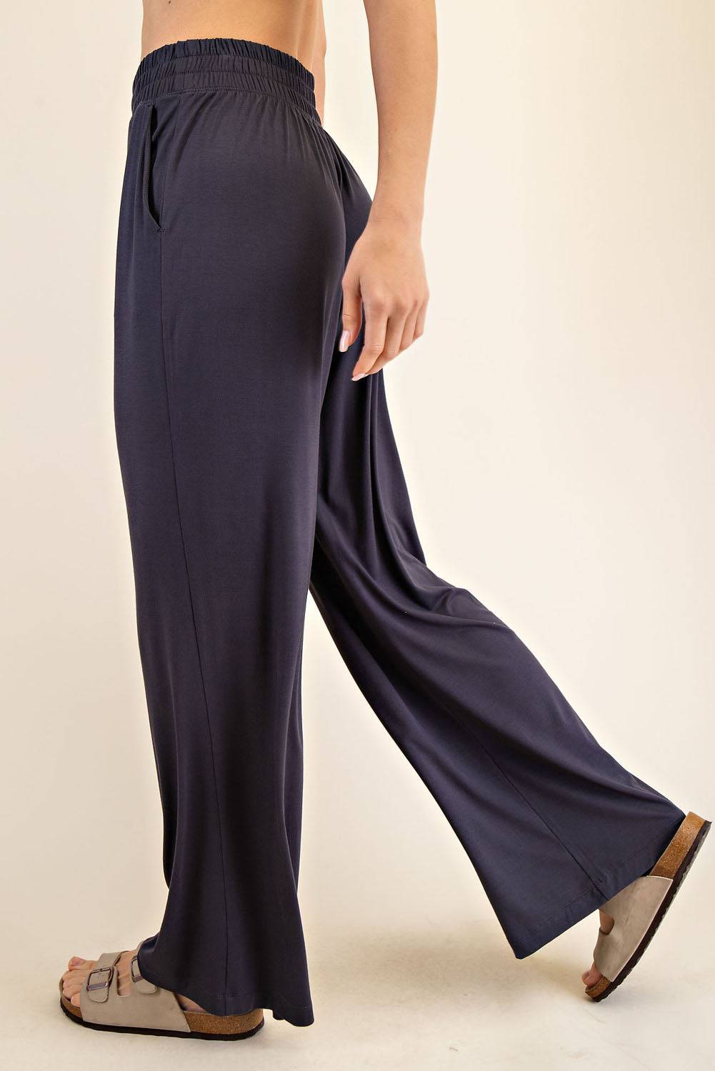 Viscose Modal Wide Pant - Hype Up