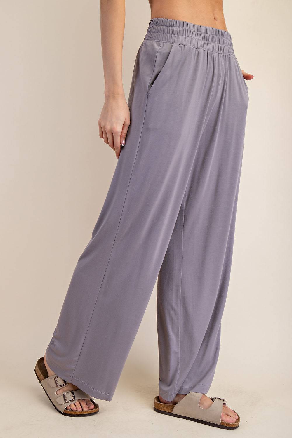 Viscose Modal Wide Pant - Hype Up