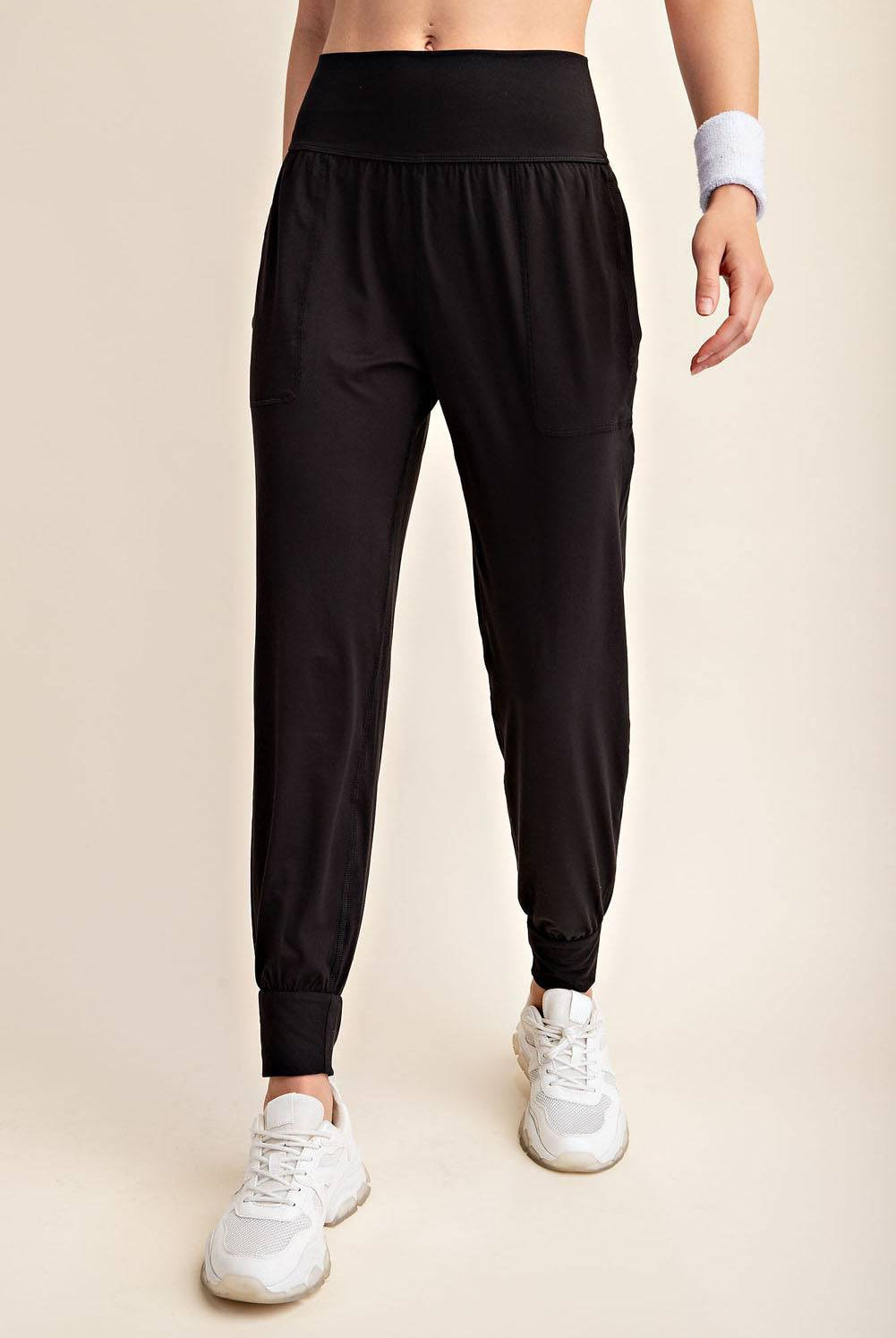 Basic Joggers With Pocket - Hype Up