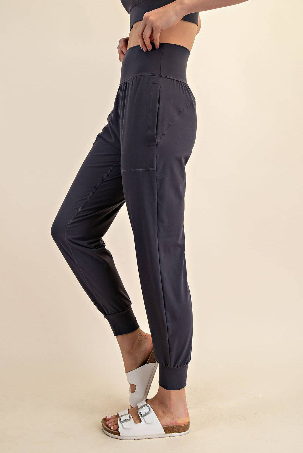 Basic Joggers With Pocket - Hype Up