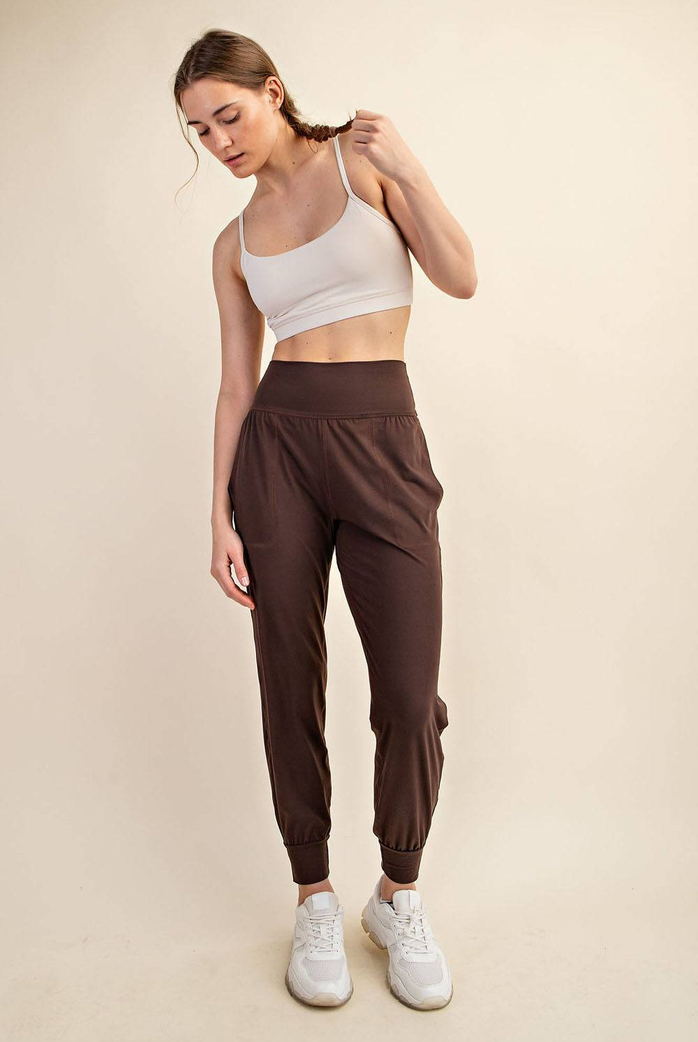 Basic Joggers With Pocket - Hype Up