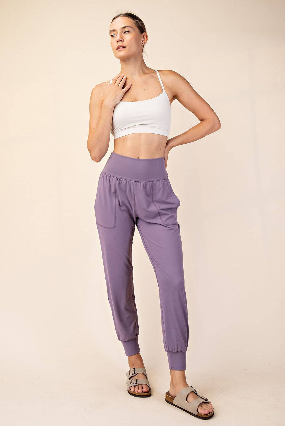 Basic Joggers With Pocket - Hype Up