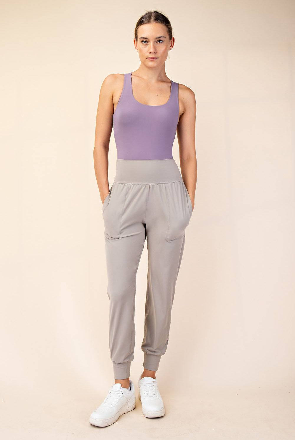 Basic Joggers With Pocket - Hype Up