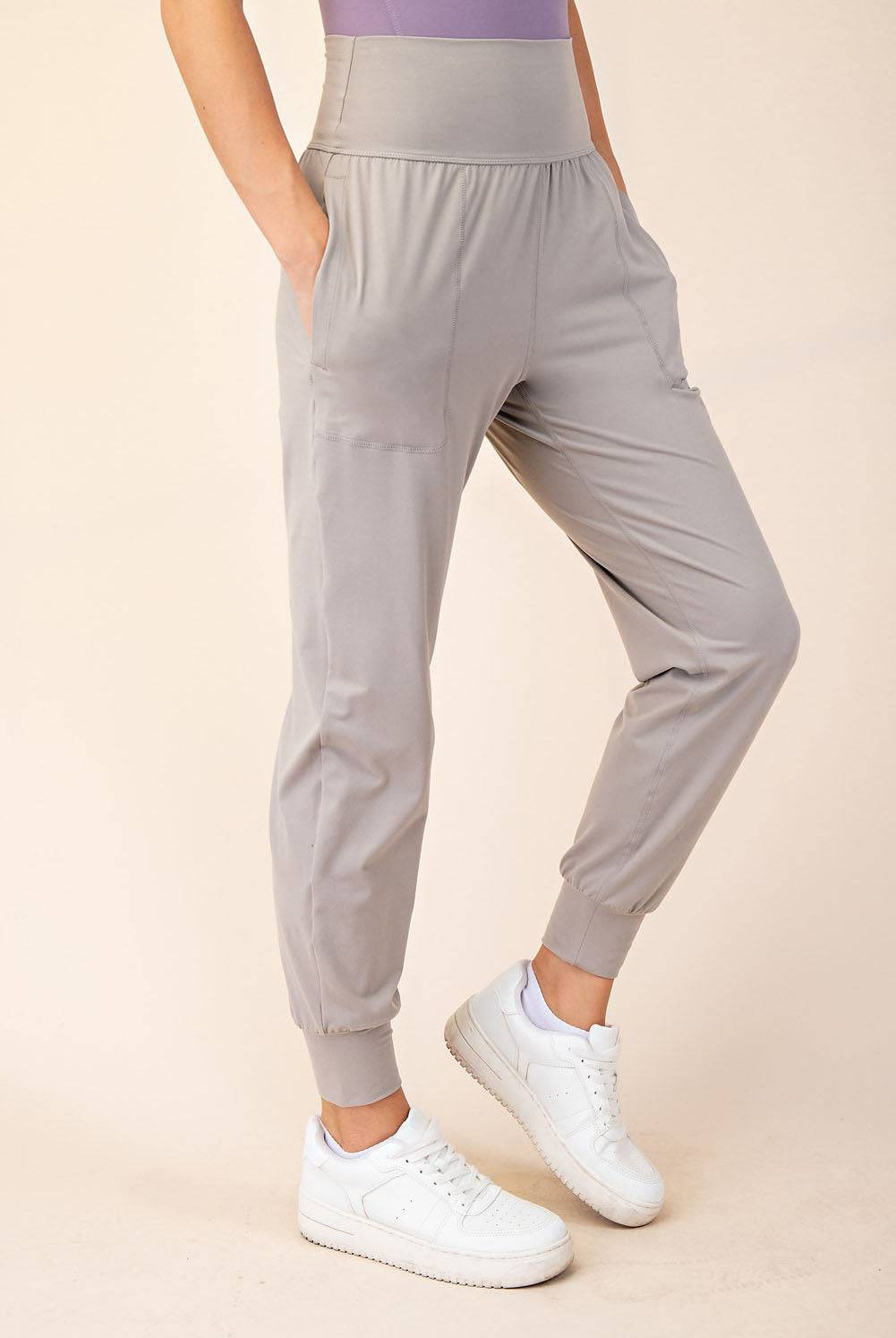 Basic Joggers With Pocket - Hype Up