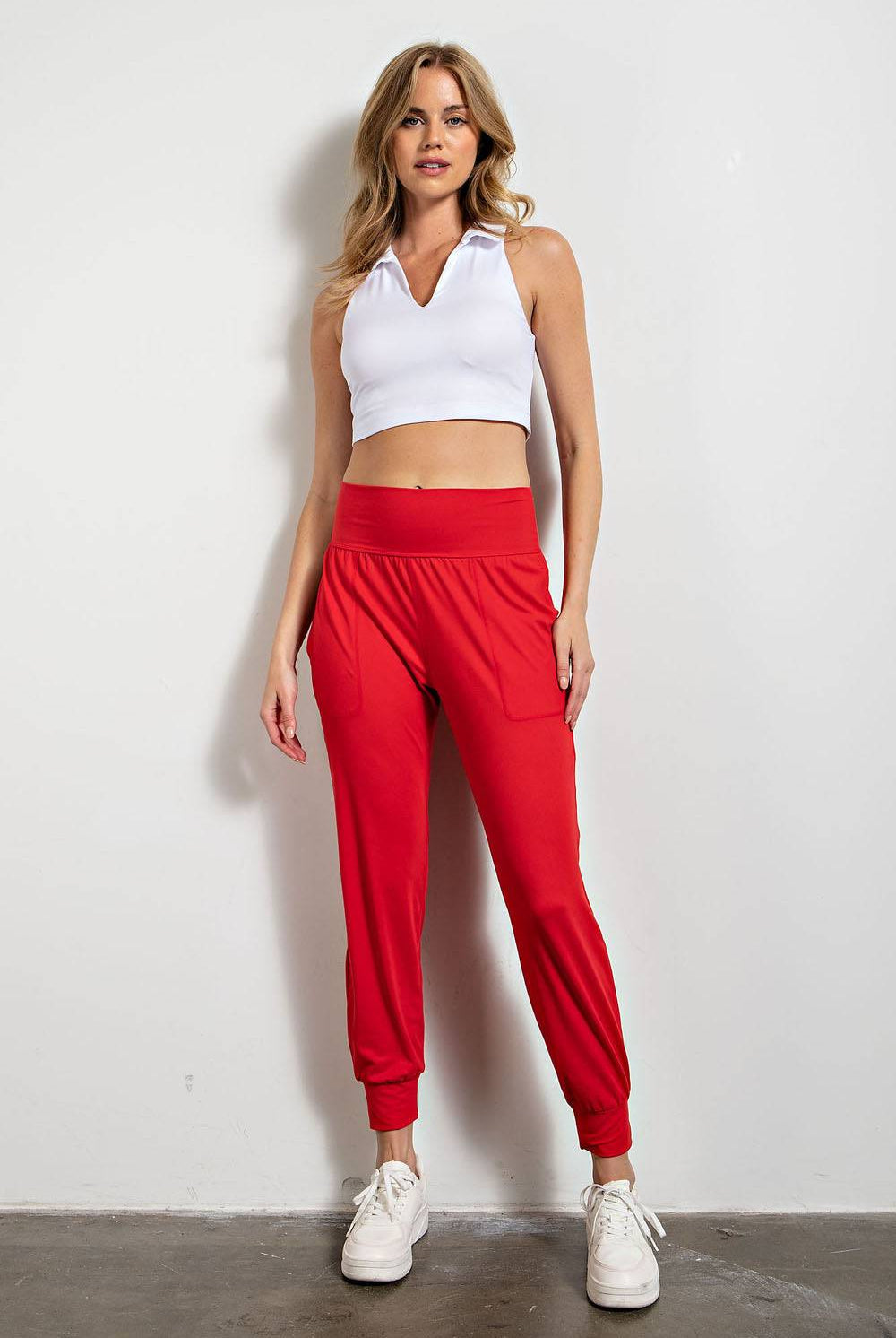 Basic Joggers With Pocket - Hype Up