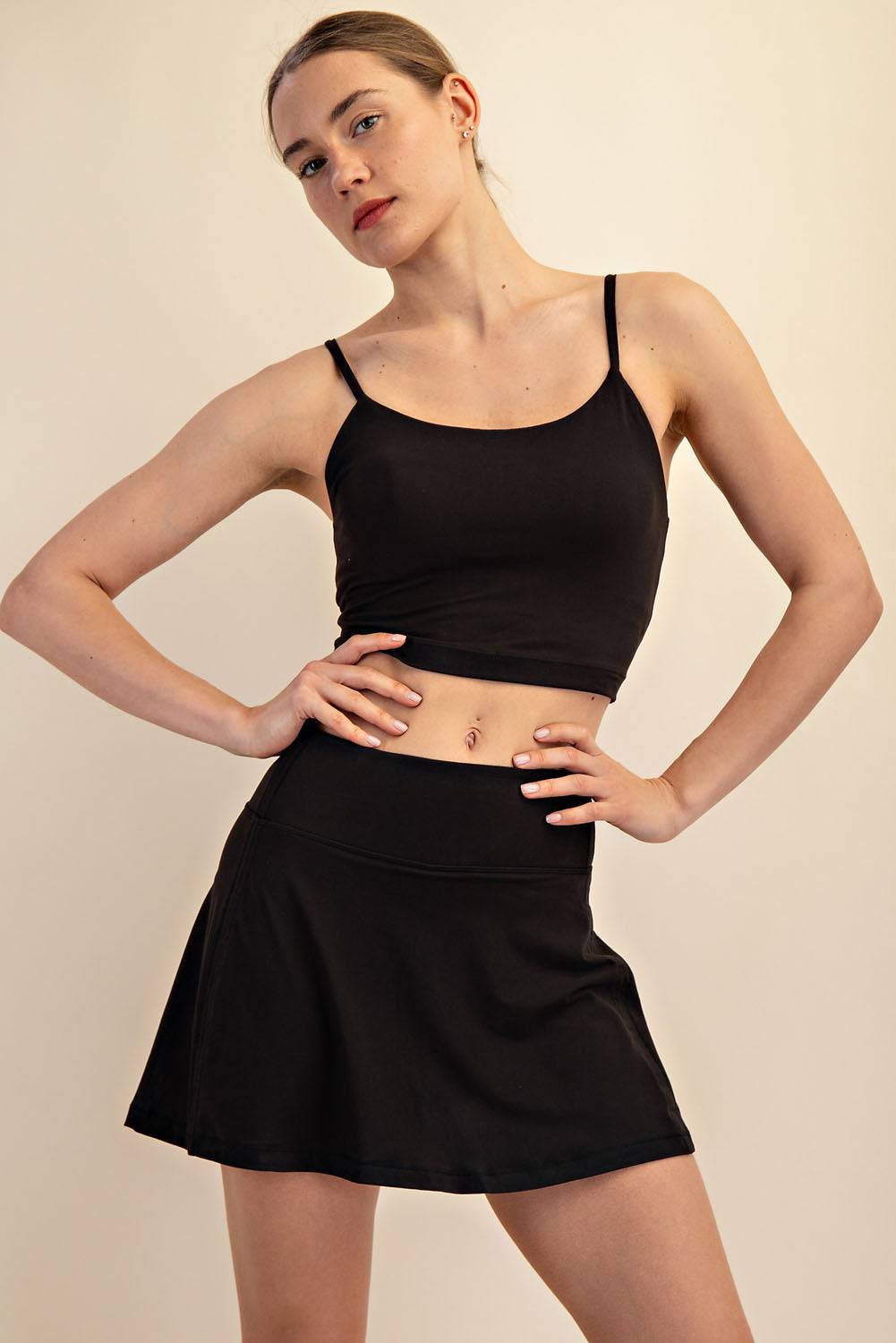 Back Pleat Skort - Hype Up