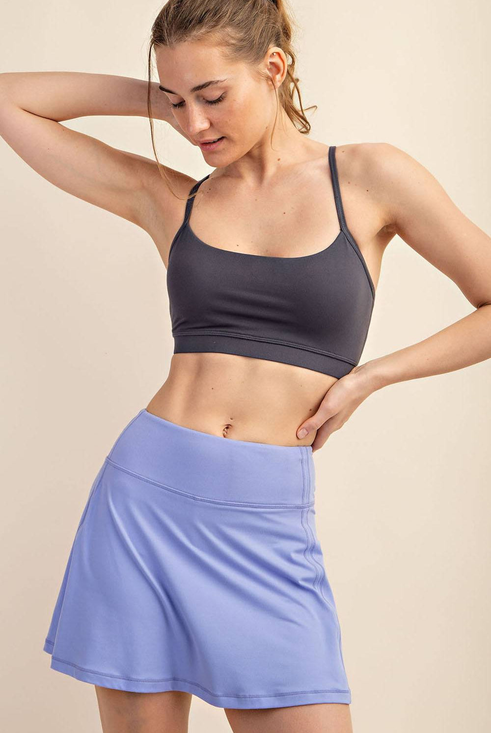 Back Pleat Skort - Hype Up