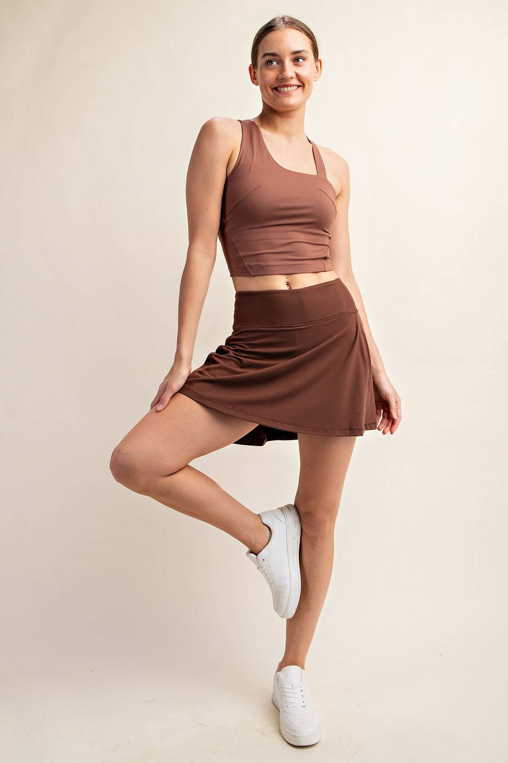 Back Pleat Skort - Hype Up