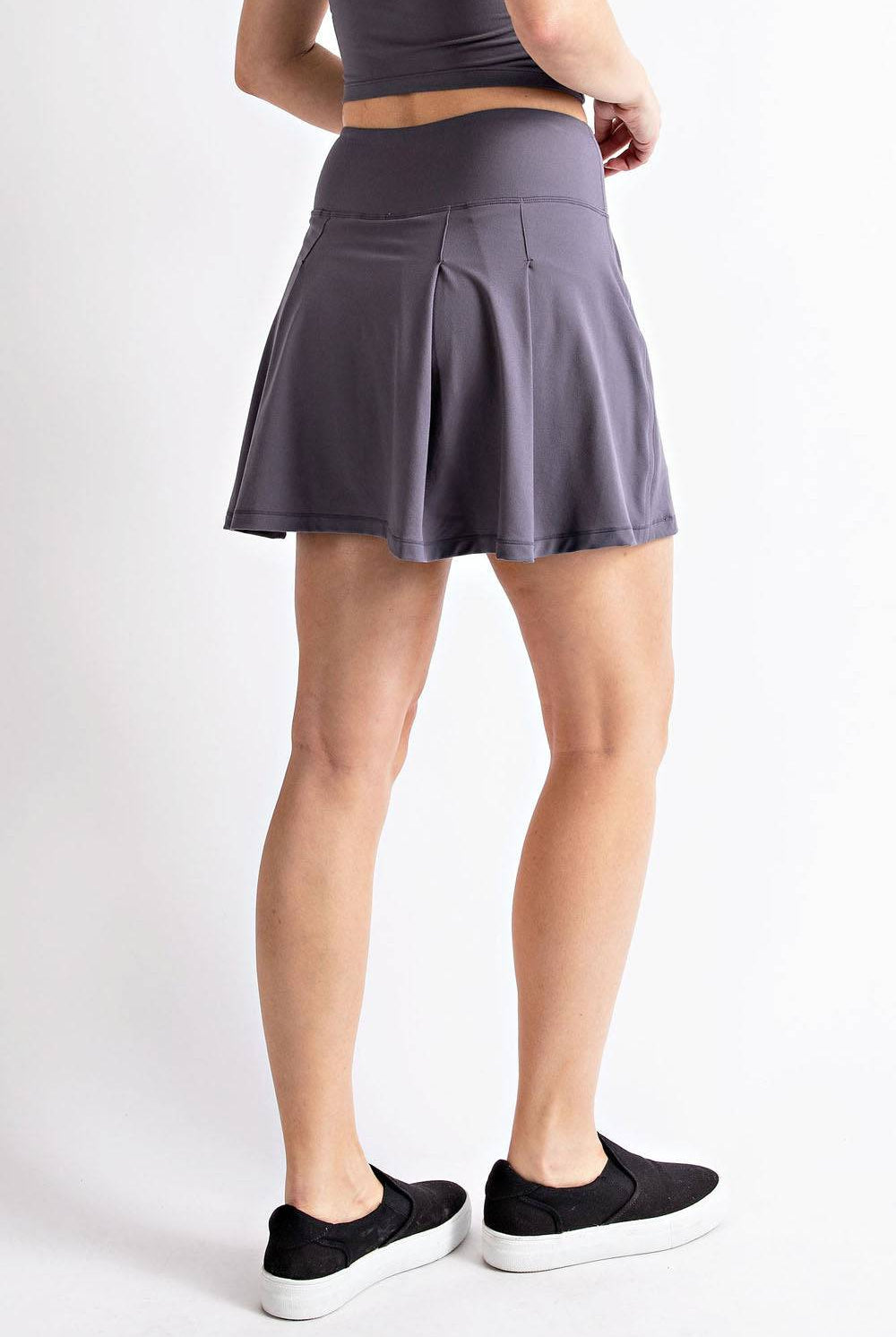 Back Pleat Skort - Hype Up
