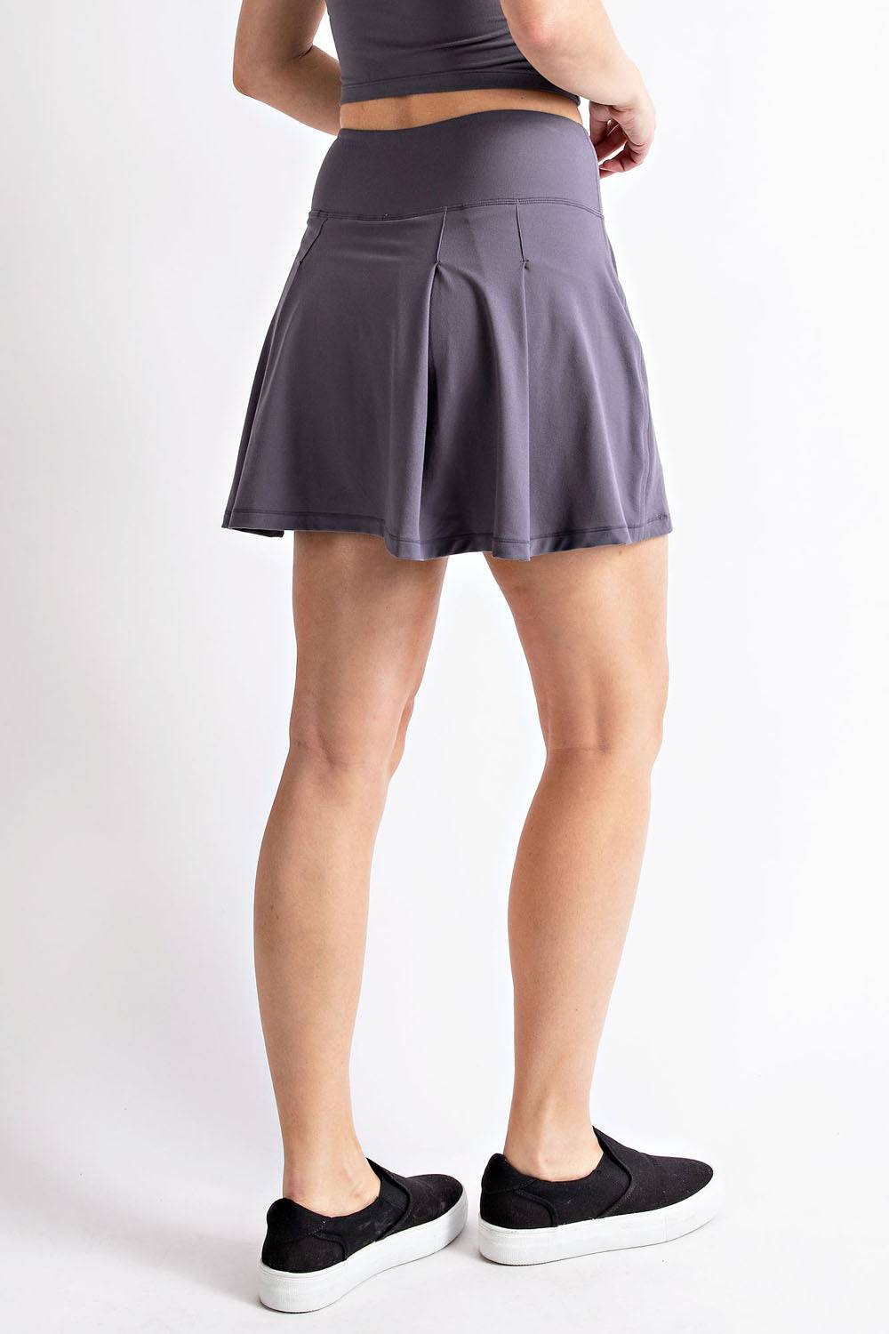 Back Pleat Skort - Hype Up
