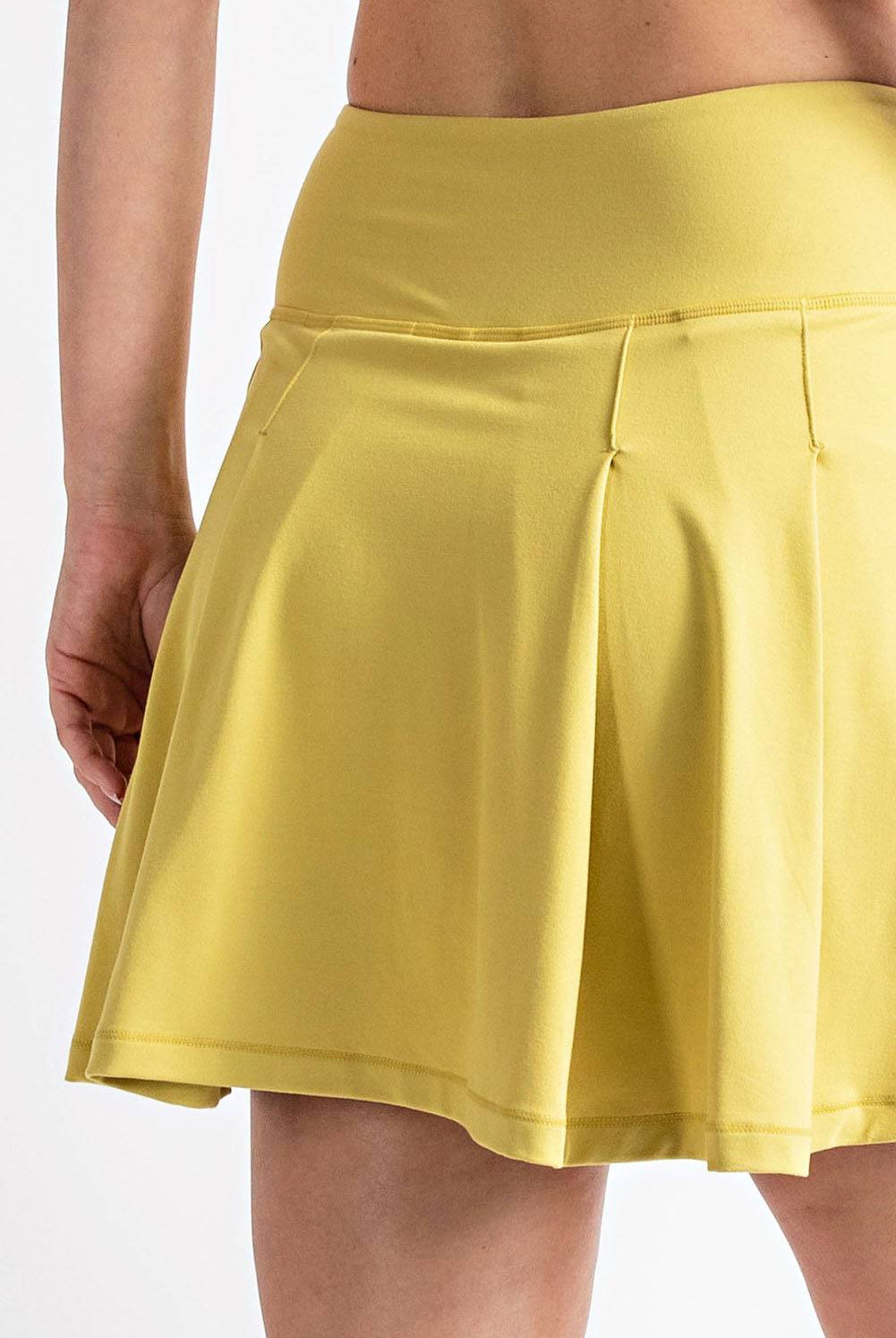 Back Pleat Skort - Hype Up