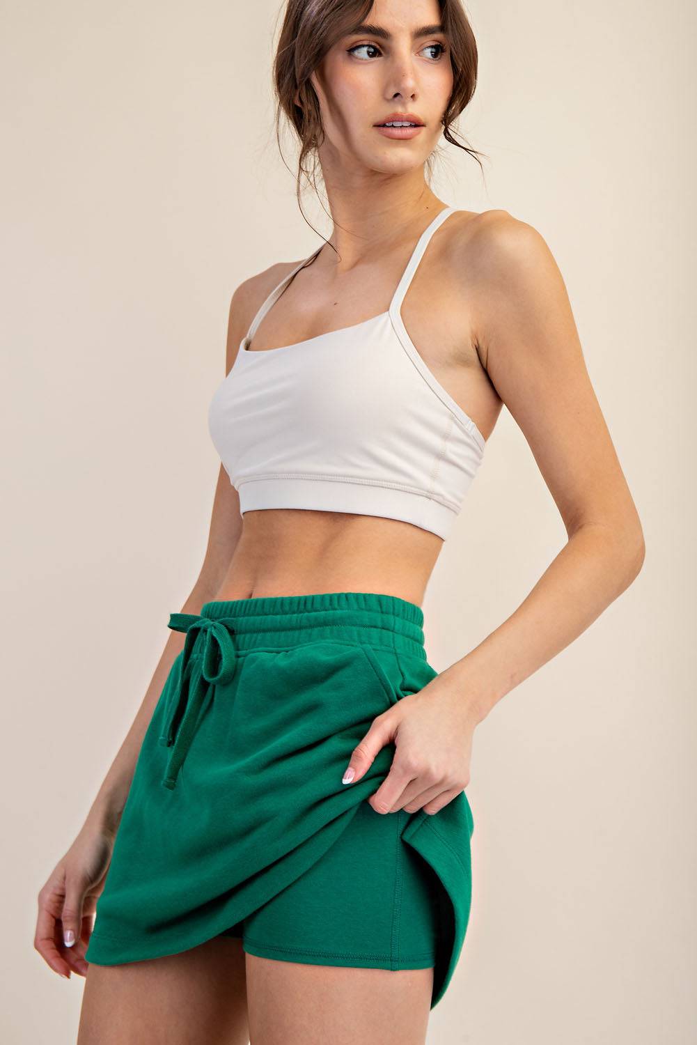 French Terry Casual Skort - Hype Up