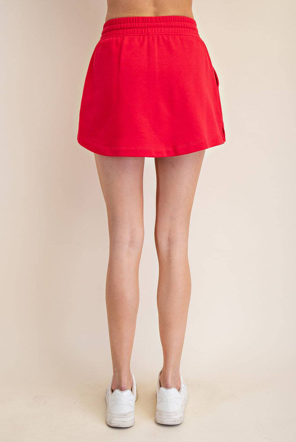 French Terry Casual Skort - Hype Up