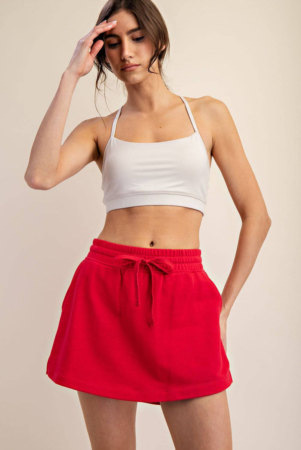 French Terry Casual Skort - Hype Up