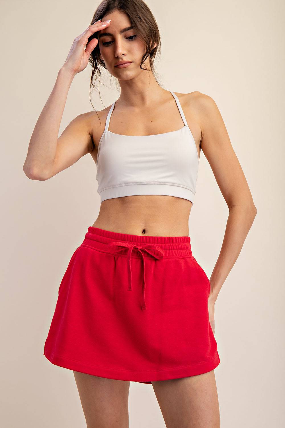 French Terry Casual Skort - Hype Up