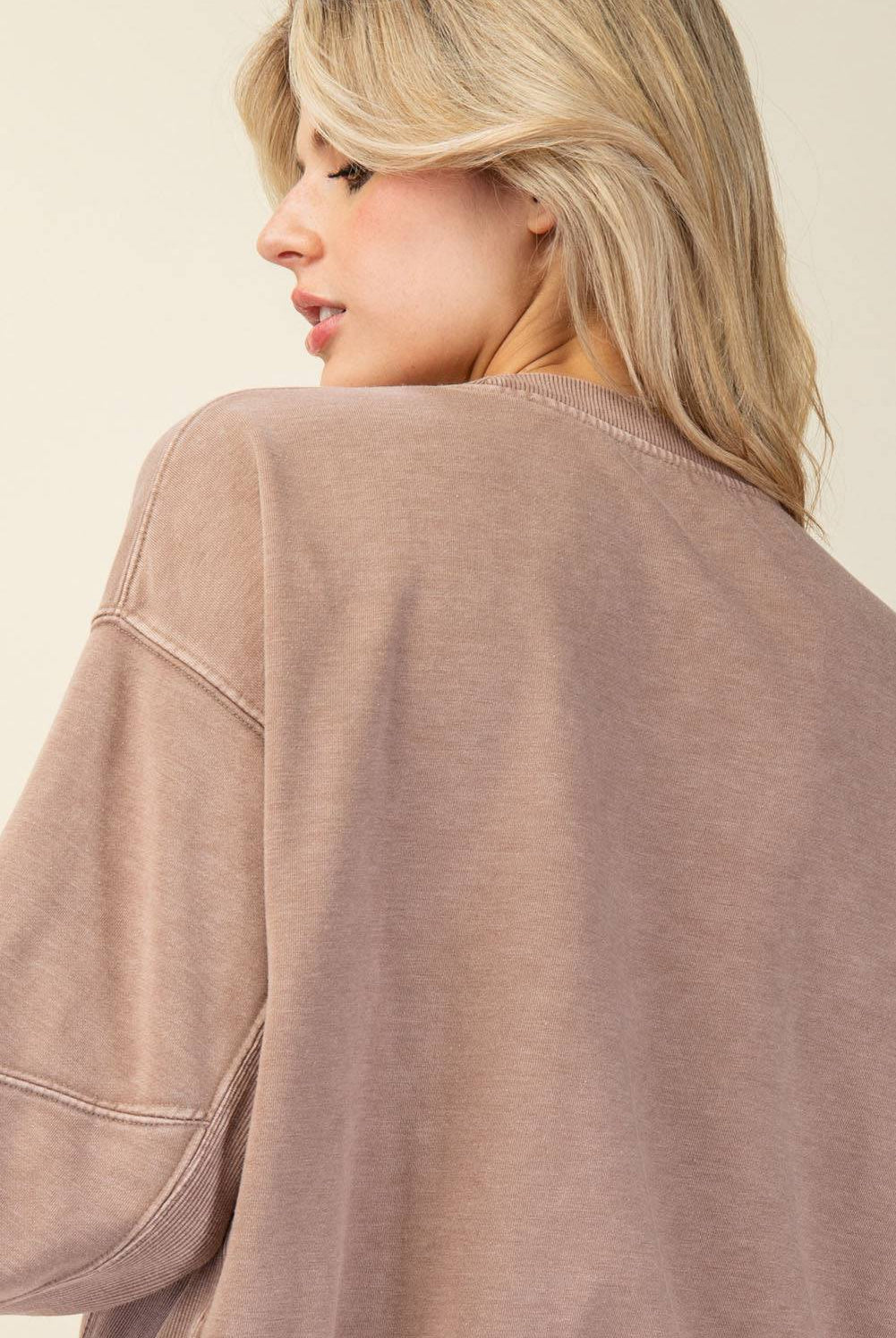 Mineral Washed French Terry Short Set - Hype Up