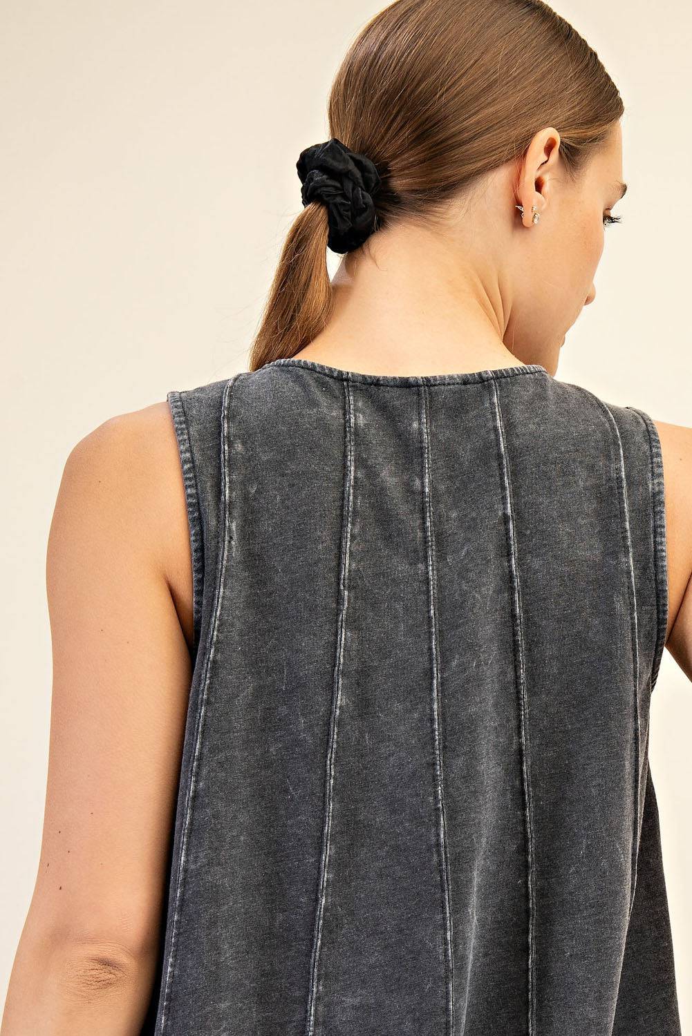 Cotton Poly Sleeveless Top - Hype Up