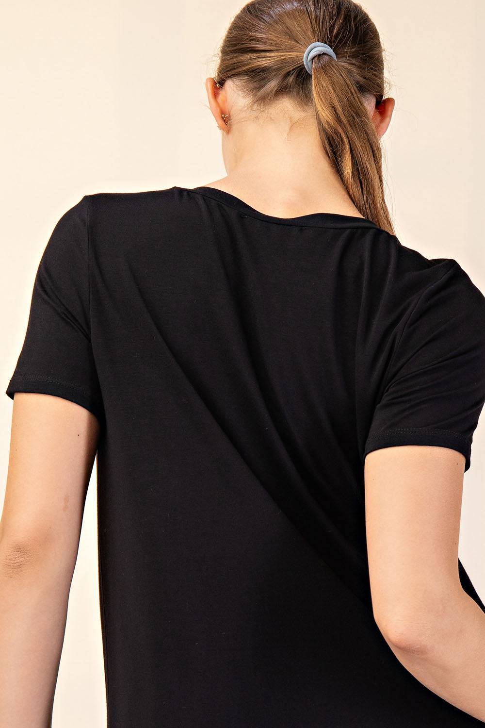 Viscose Modal Short Sleeve Top - Hype Up