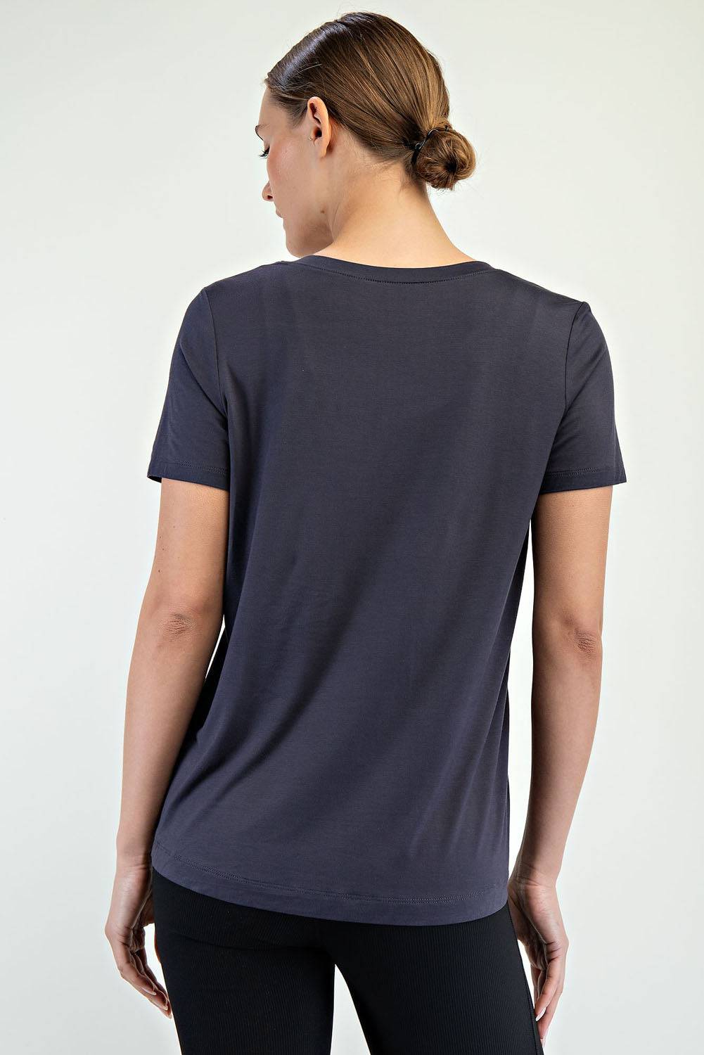 Viscose Modal Short Sleeve Top - Hype Up
