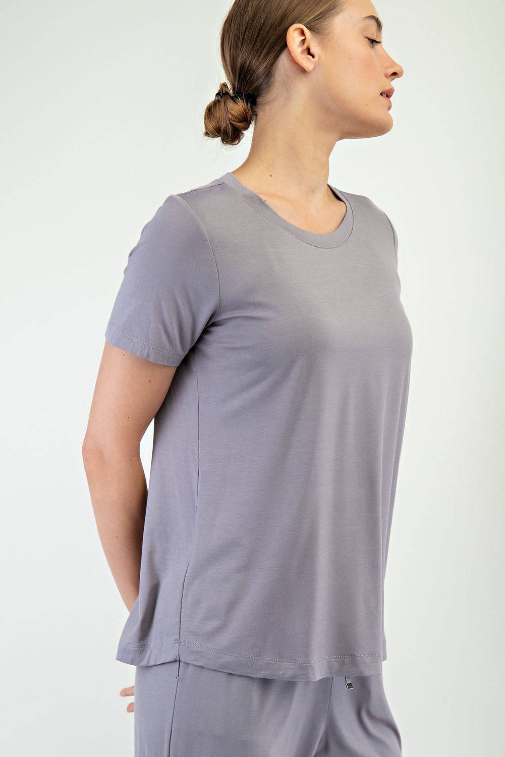 Viscose Modal Short Sleeve Top - Hype Up
