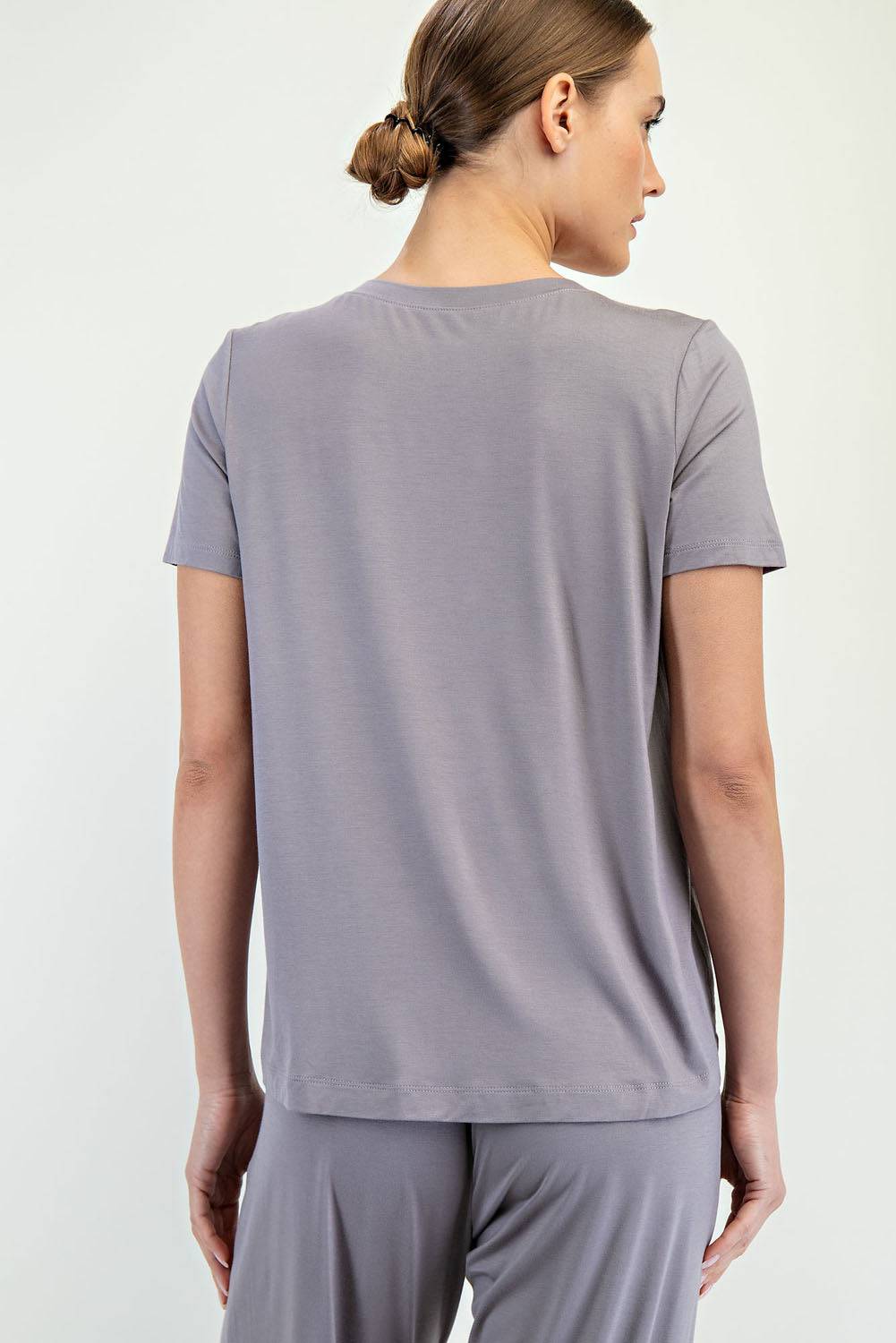Viscose Modal Short Sleeve Top - Hype Up