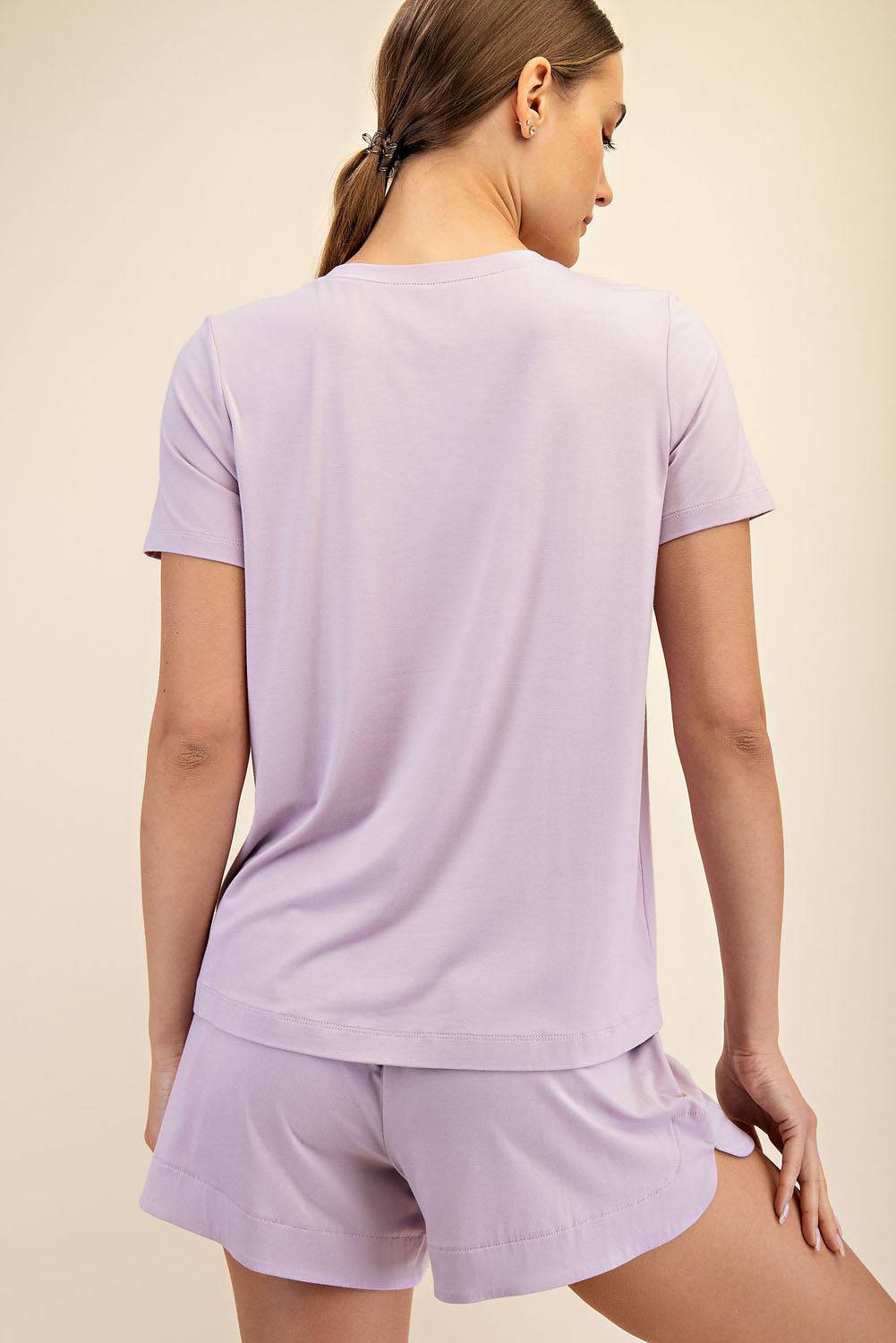 Viscose Modal Short Sleeve Top - Hype Up