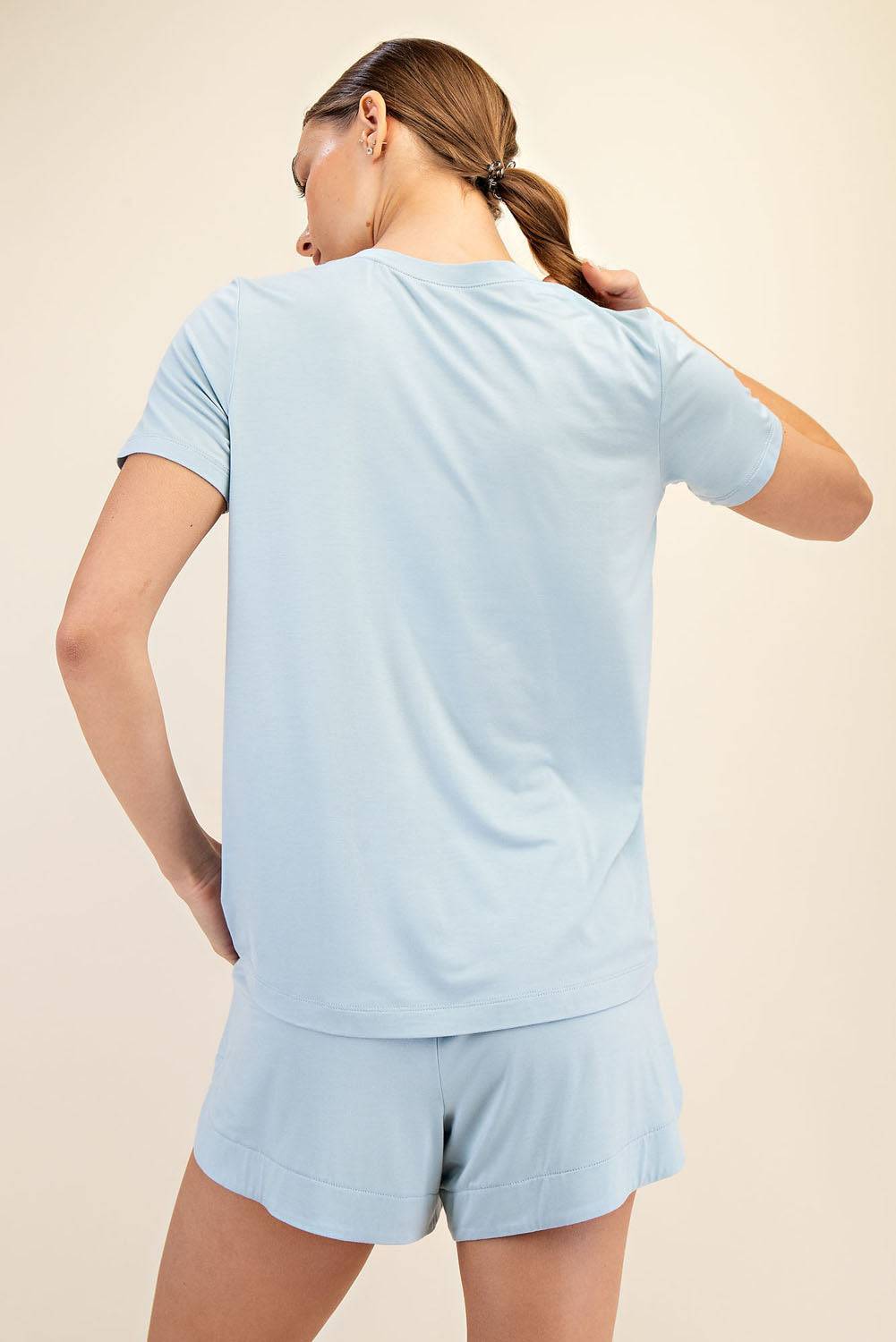 Viscose Modal Short Sleeve Top - Hype Up