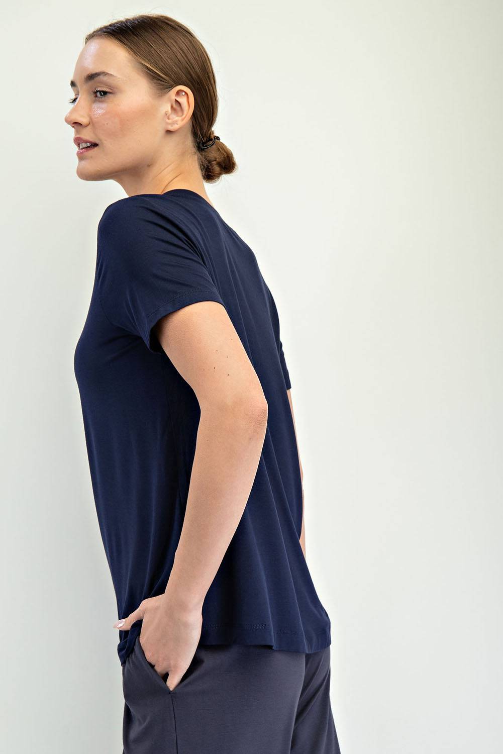 Viscose Modal Short Sleeve Top - Hype Up