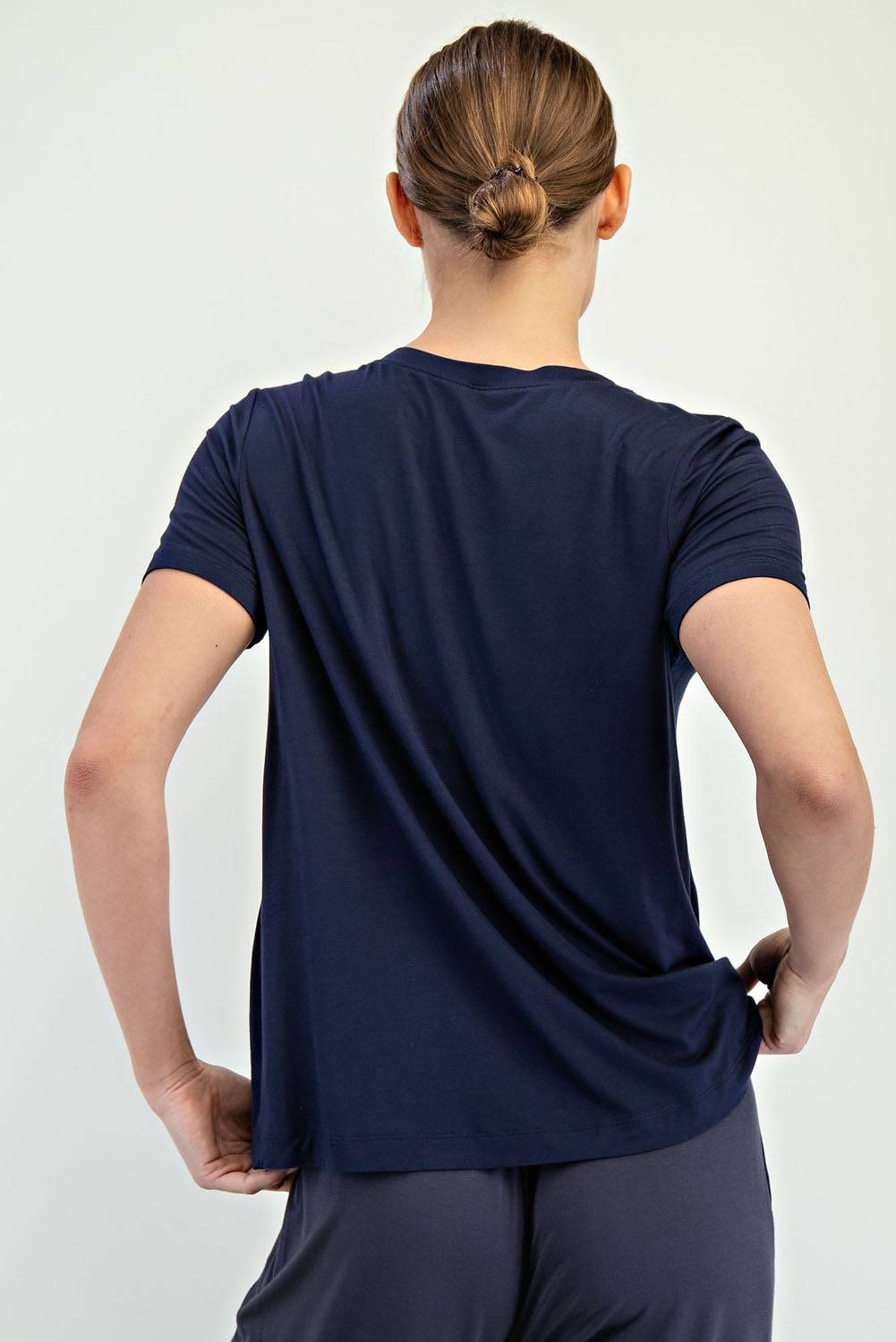 Viscose Modal Short Sleeve Top - Hype Up